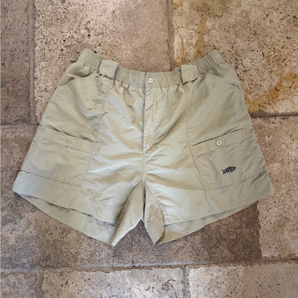 AFTCO Khaki  Men's Hybrid Shorts